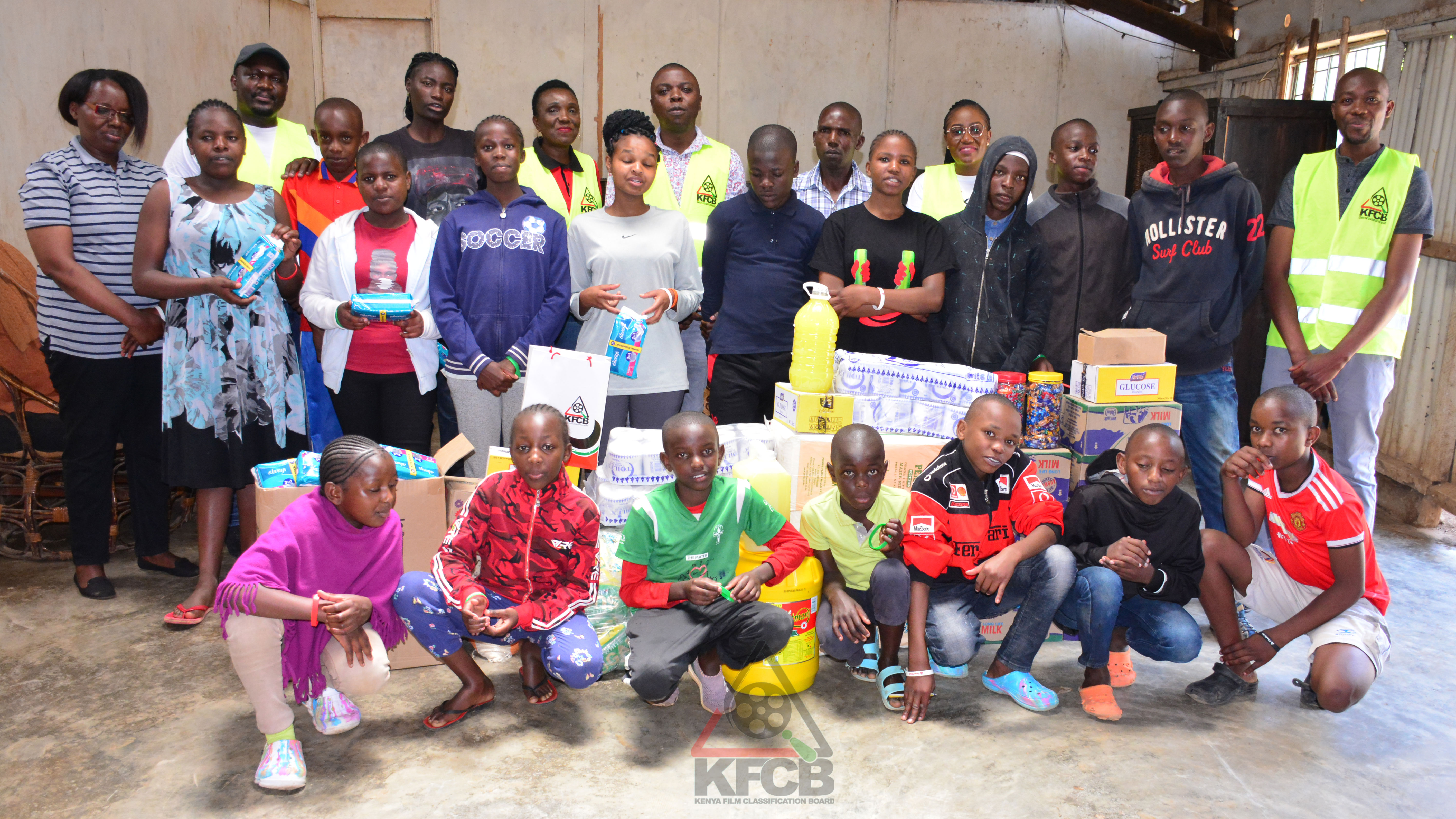 Board Officers Visit Riruta Children’s Home, Donate Dry Food and Sanitary Items