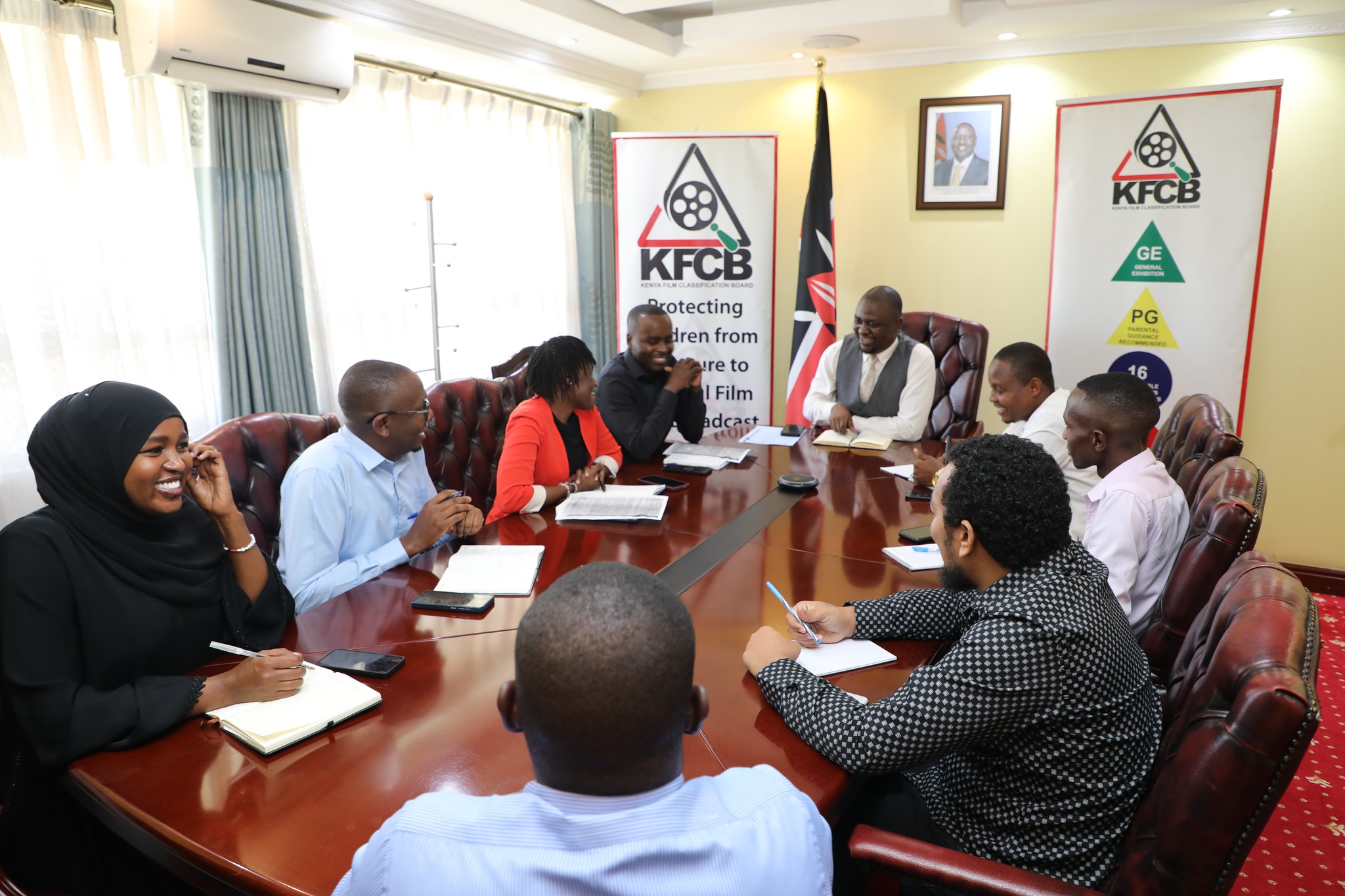 KFCB Hosts Al-Hajaar TV Officials for Discussions on Self-Classification