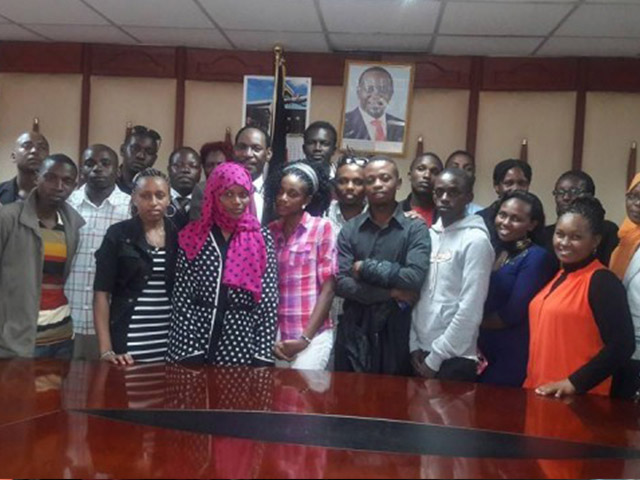MASS COM & JOURNALISM STUDENTS FROM MAC VISIT KFCB OFFICES