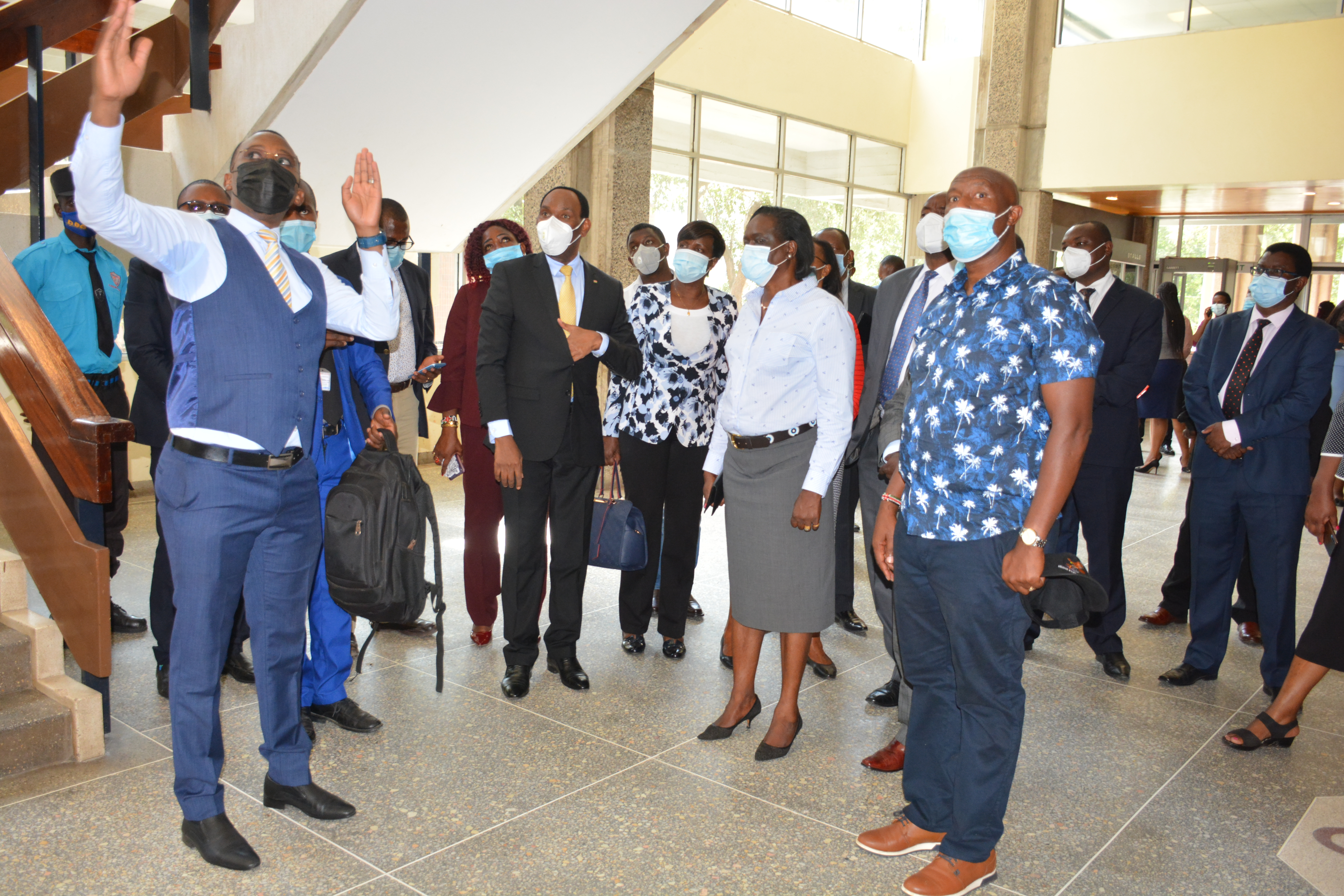 PS KOIMETT AND ICT PARLIAMENTARY COMMITTEE TOURS NAIROBI FILM CENTRE 