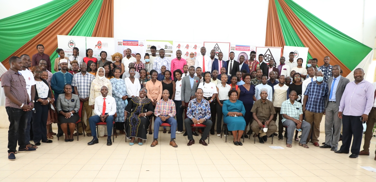 Group photo during the Students' Summit at Kenya School of Government-Mombasa
