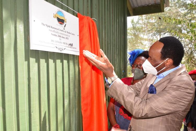 KFCB CEO Commissions The Njoki Karuoya Creative And Media Centre
