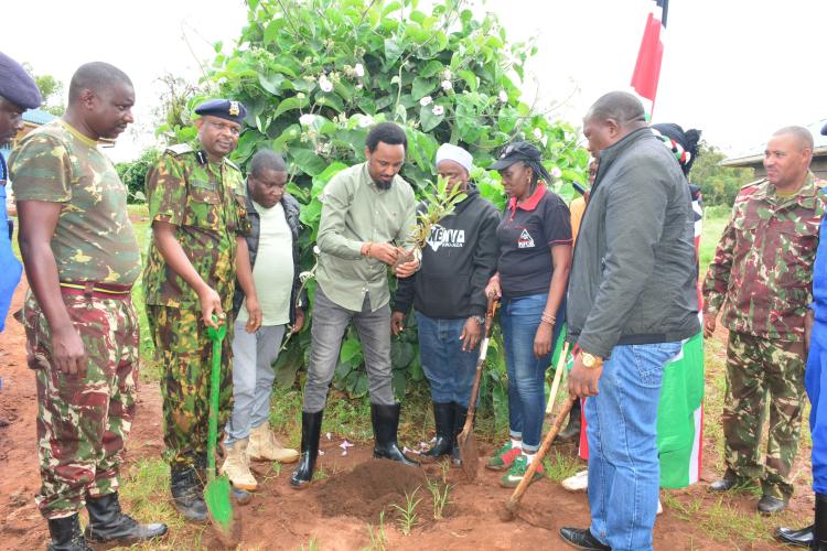 KFCB collaborates with Police for Tree Planting at Getune Police Station, Kiambu County