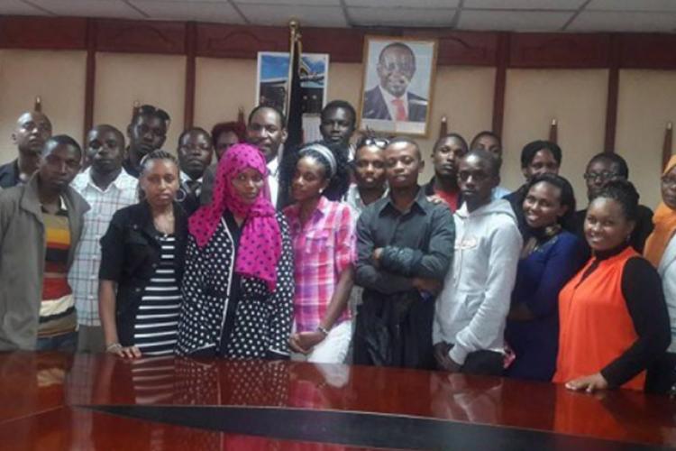 MASS COM & JOURNALISM STUDENTS FROM MAC VISIT KFCB OFFICES