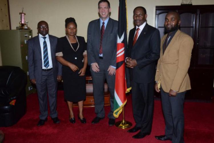 COURTESY CALL BY THE ISRAELI AMBASSADOR TO KENYA.