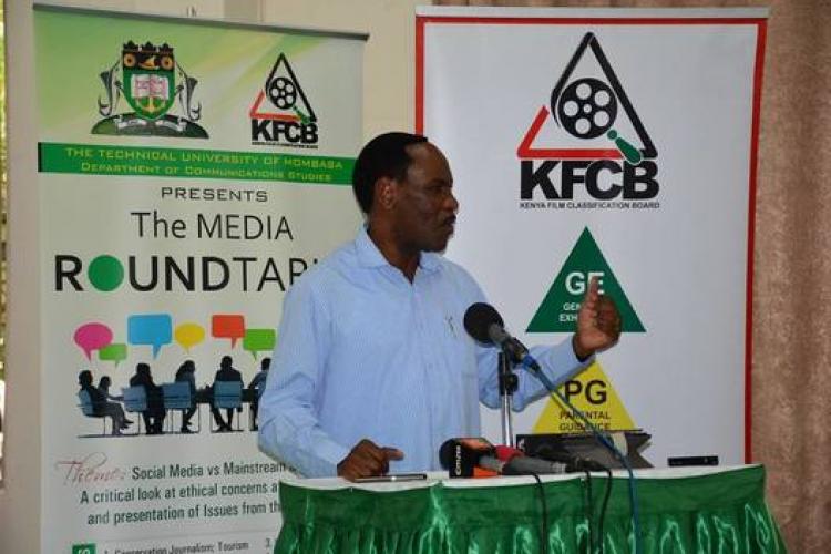 MEDIA ROUND TABLE TRAINING ON ETHICAL REPORTING AT THE TECHNICAL UNIVERSITY OF MOMBASA