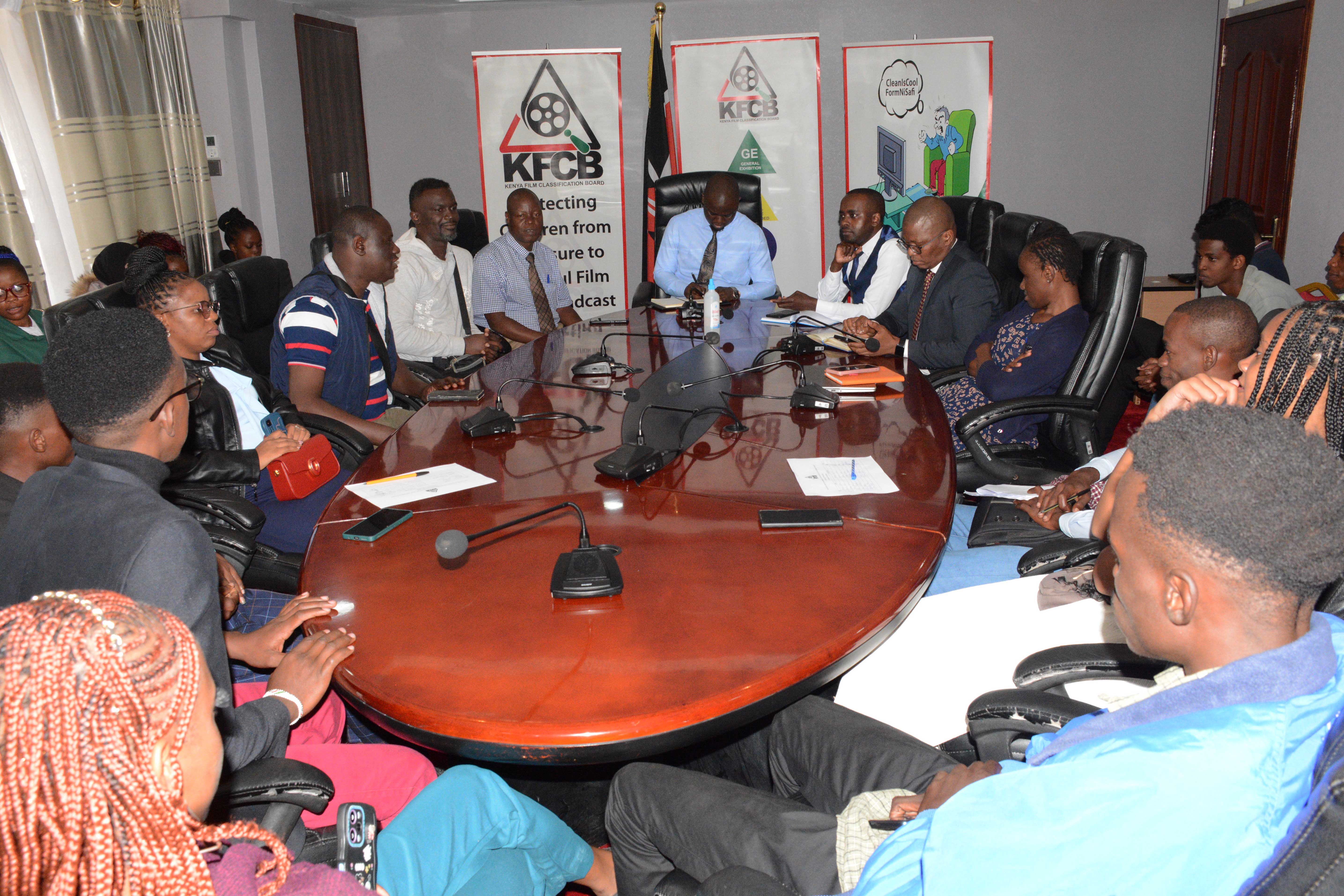 KFCB Hosts Mombasa Aviation Institute's Film & Media Students for an Educational Tour