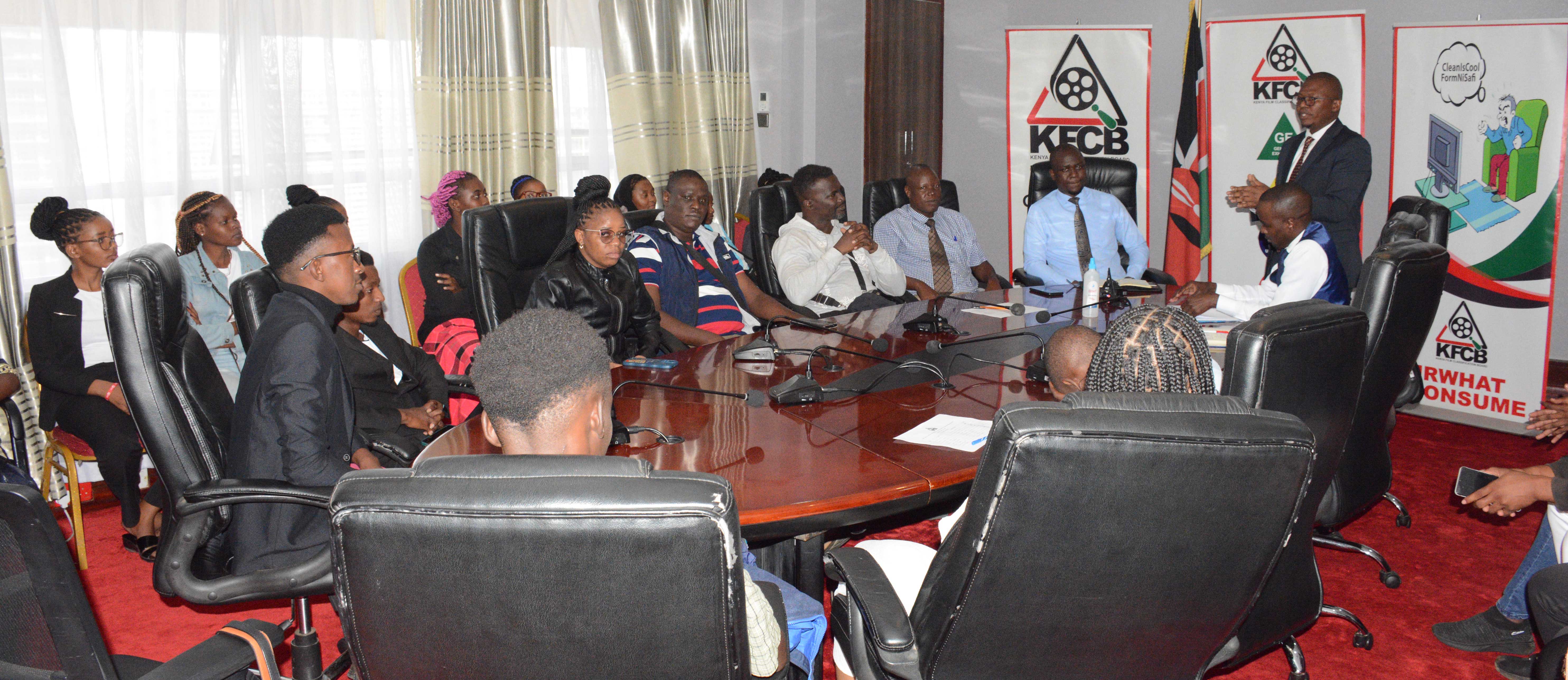 KFCB Hosts Mombasa Aviation Institute's Film & Media Students for an Educational Tour