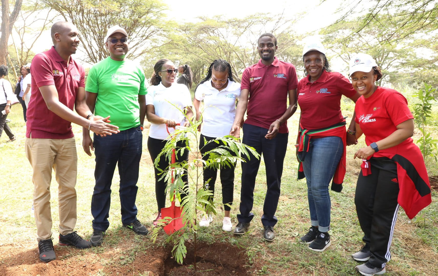 Board Participates in the Sports for Climate Action and Wellness Place 1st Photo here: Tree Planting CS The Kenya Film Classification Board (KFCB) staff participated in the Sports for Climate Action and Wellness Initiative, organized by the Ministry of Youth Affairs, the Arts and Sports, at the Kasarani Stadium, Nairobi, on Monday 19th June, 2023. Led by the Cabinet Secretary (CS) Hon. Ababu Namwamba E.G.H, the initiative brought together all the State Agencies and Departments under the Ministry of Youth Affairs, the Arts and Sports. Place 2nd photo here: Tree planting 2 The CS later, led the team to a Tree Planting exercise dubbed: #SportsForClimateAction, and which saw the team plant 7000 trees around the Kasarani Stadium grounds, a noble cause aimed at mitigating the ravaging effects of climate change. The Tree Planting exercise is also aligned with the Presidential Directive of planting 15 billion trees by 2032.