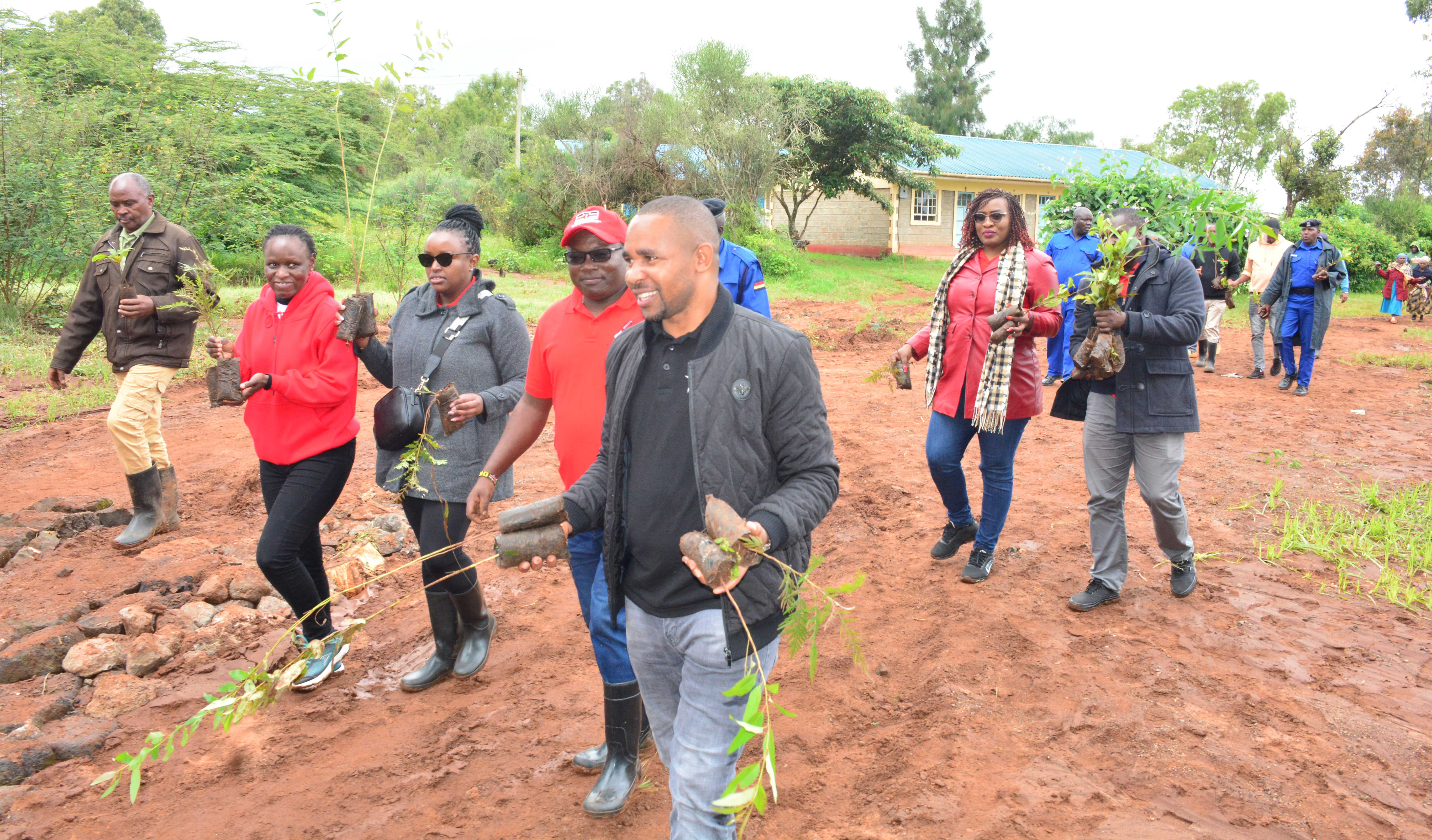 KFCB collaborates with Police for Tree Planting at Getune Police Station, Kiambu County