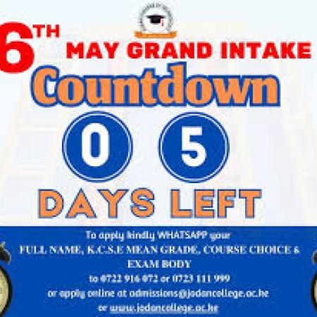 Jodan College May 2024 Intake
