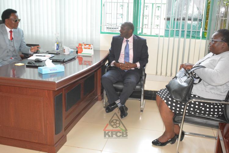 KFCB, ACWICT Courtesy Call on Kenya Film School 